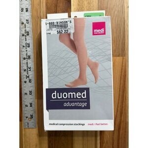 Medi Duomed Advantage Thigh High Compression Stockings 20-30‎ mmHg Beige XL